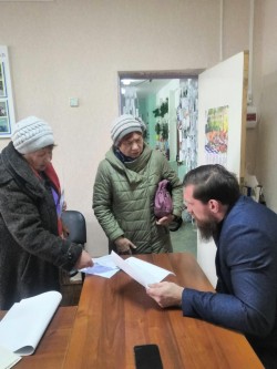 21 округ. Прием депутата